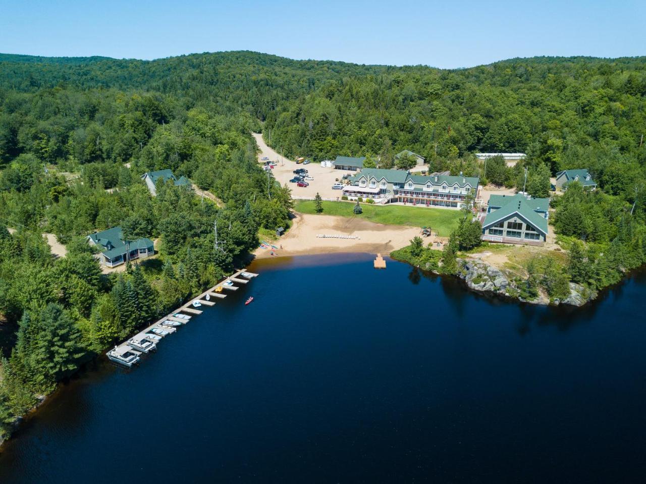Pourvoirie Du Lac Blanc Saint-Alexis-des-Monts Exteriör bild